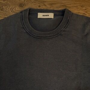 Buck Mason Charcoal Crewneck Sweater